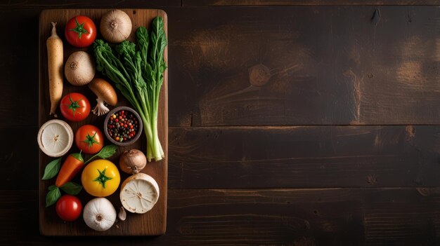 Ingrediente proaspete pe masă